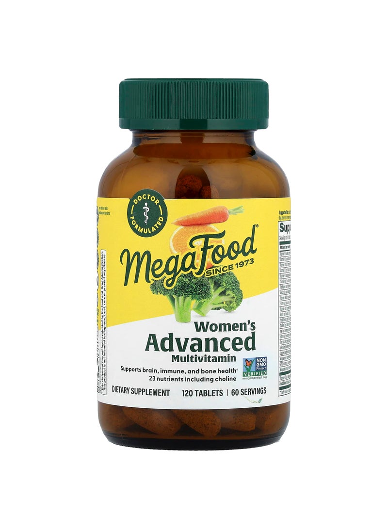 MegaFood Women's Advanced Multivitamin, 120 Tablets