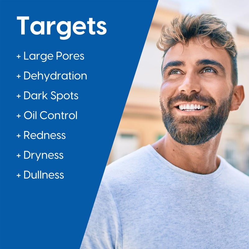 Strive Hydrating Men's Face Wash - Deep Cleans Pores, Exfoliates & Brightens - Refreshing Aloe Vera, Hyaluronic Acid & Niacinamide - Fragrance Free Men's Skincare - 200ml - Image 3