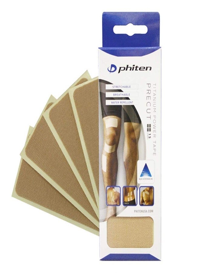 Phiten Titanium Power Tape Strips 15 Count (2 Boxes)