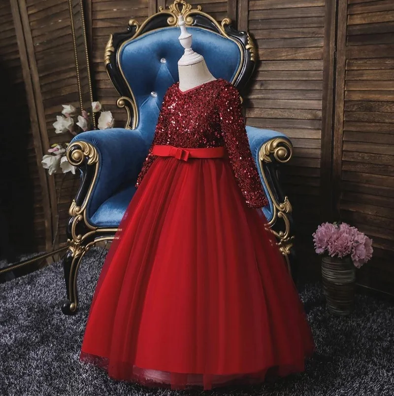Masho Trend Sequin Bodice Tulle Dress