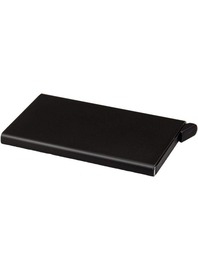 RFID-protected credit card holder wallet; 6 cards slide out with a single click. - Image 5