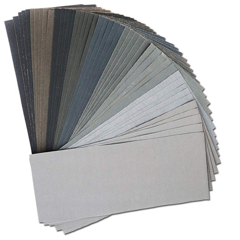 45Pcs Wet Dry Sandpaper 400600 8001000 12001500 20002500 3000 Grit Assorted Sanding Sheets for Automotive Polishing Metal Sanding Wood Furniture Finishing 9 x 36 Inch by BAISDY