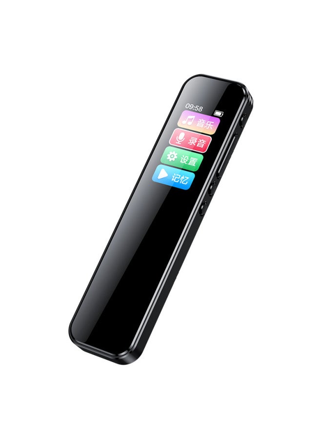 قلم تسجيل رقمي رفيع عالي الدقة لمدة 100 ساعة، تنشيط صوت الطالب، واجهة USB 20، عرض ملون، تنسيق MP3 WAV - اللون: 100 ساعة - سعة التسجيل: 32 جيجابايت - Image 5