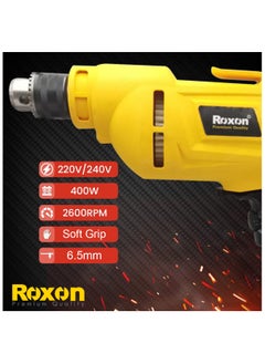 Roxon ROXON 400 Watt Electric Drill Machine 2600rpm 220-240V 50/60Hz  Premium Quality Drilling Machine 6.5mm Chuck Drill Machine RX350  - Image 5