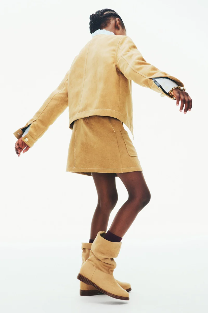 اتش اند ام Patch-Pocket Skirt