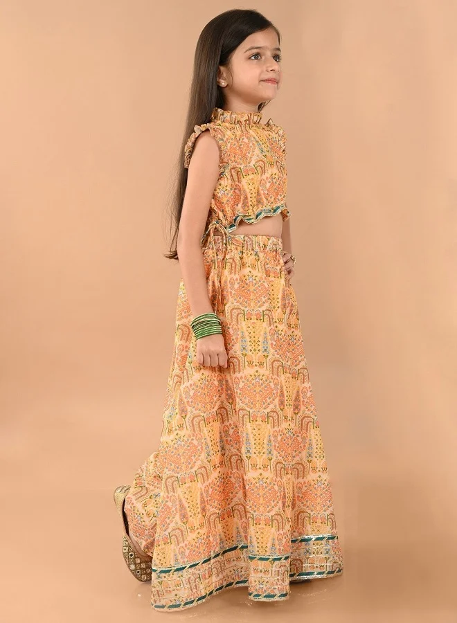 ليل بيكس طقم لينجا شولي مطبوع