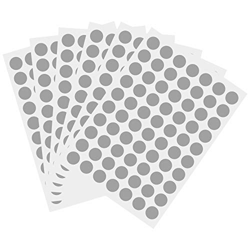 PARLAIM 1050 PCS 3/4 Inch Round Color-Code Dot Stickers, Color Coded Circle Stickers for Classroom Office (Grey) - Image 1