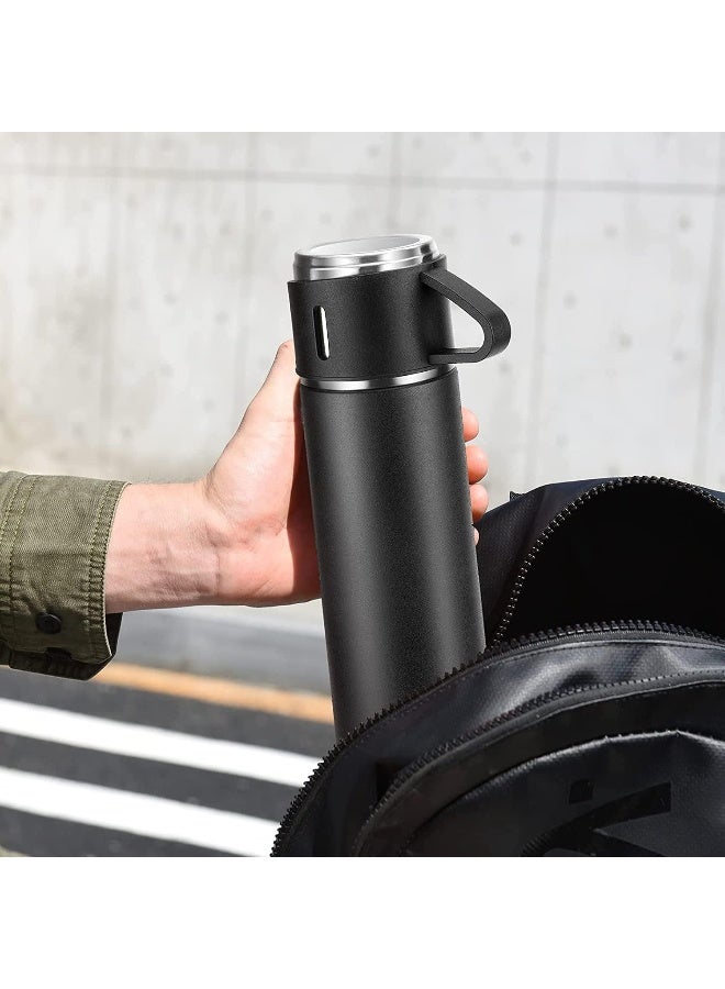 WEIKANG Vacuum Insulated Flask 500ml/17.6oz Stainless Steel Thermo Bottle with Cup for Coffee Water Hot and Cold Drink Flasks - Image 2