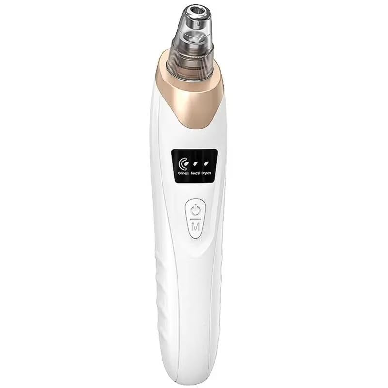 Derovan Electric Blackhead Remover Vacuum – USB Rechargeable Facial Pore Cleaner with 5 Suction Levels & 4 Replaceable Probes, Gentle Acne & Blackhead Extractor Tool - Image 1