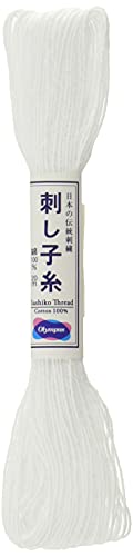 Olympus Shibori Dragon Olympus Sashiko cotton thread, White - Image 5