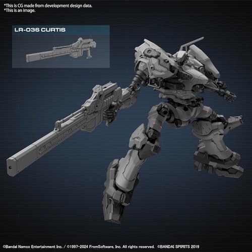 BANDAI SPIRITS بانداي هوبي - آرمورد كور VI نيران روبكون - #04 راD CC-2000 أوربيتر 30 مم 1/144 طقم نموذج - Image 5