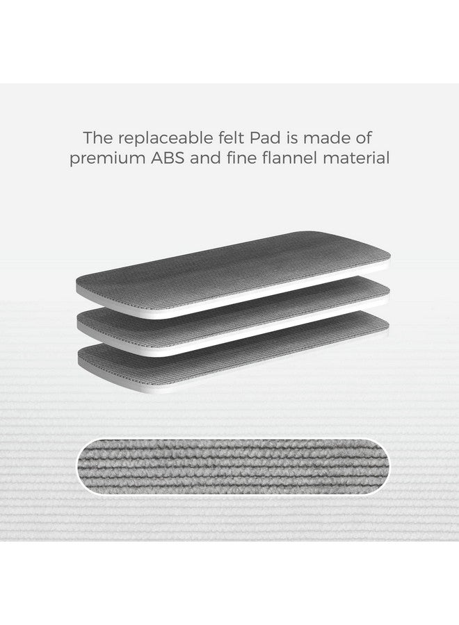 loukin 6-Pack Replaceable Felt Pads, Magnetic Whiteboard Eraser Felt Pads, Designed Replaceable Dry Erase Board Eraser, Intended for Classroom, Home and Office Use - Image 5