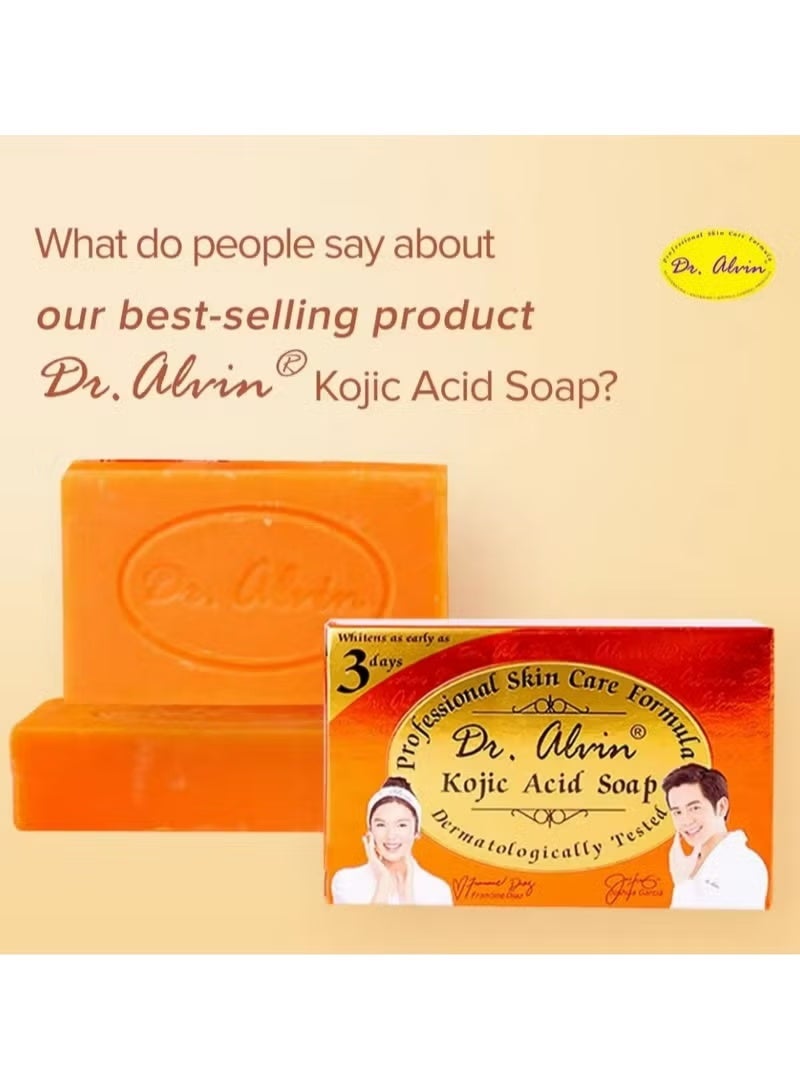 دي آر. ألفين دكتور ألفين صابون حمض الكوجيك 135 جرام - Image 2