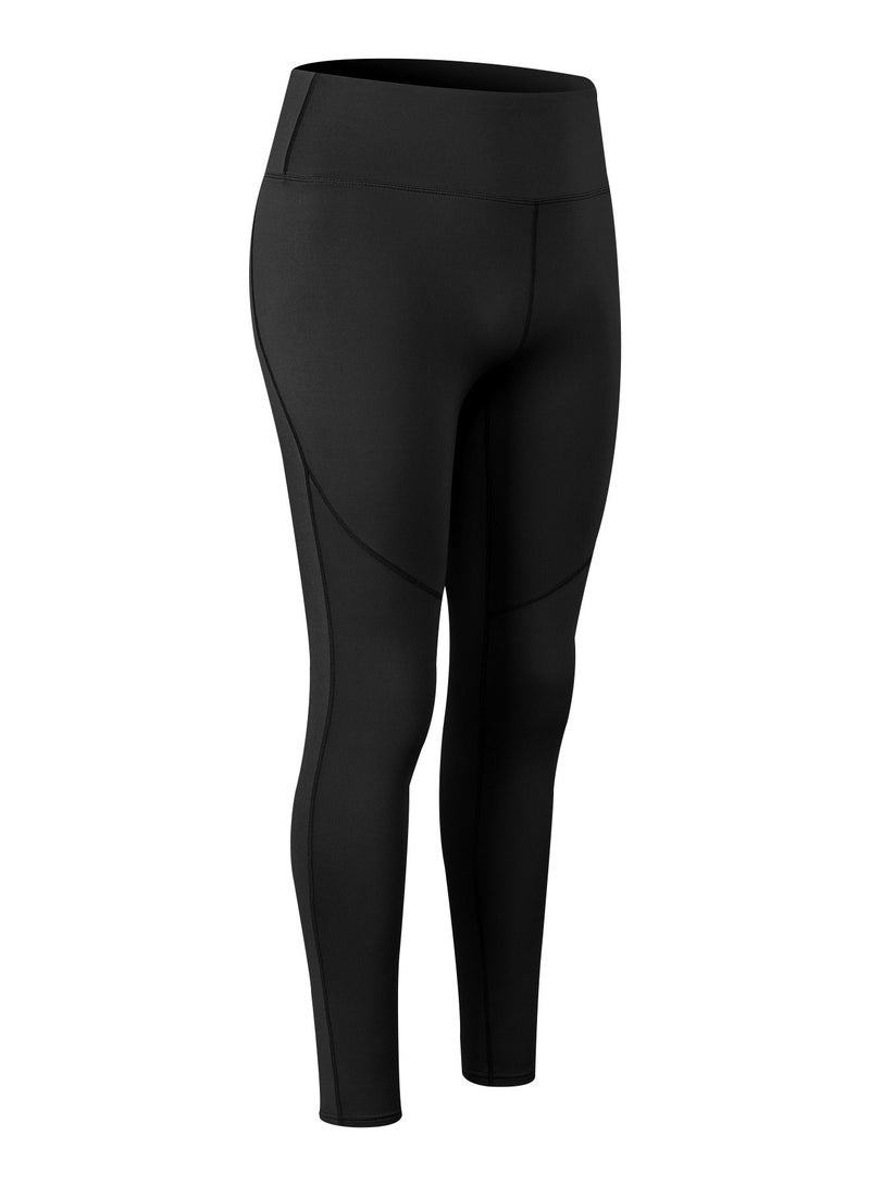 Loquat Women Quick Dry Breathable Elastic Trousers Black - Image 1