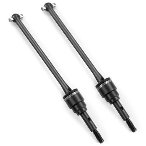JGGZONE Spring Steel Front Rear Drive Shaft CVD Driveshaft Compatible with 1/10 Traxxas Slash Rustler Stampede Hoss VXL 4X4 2WD RC Car - Image 4