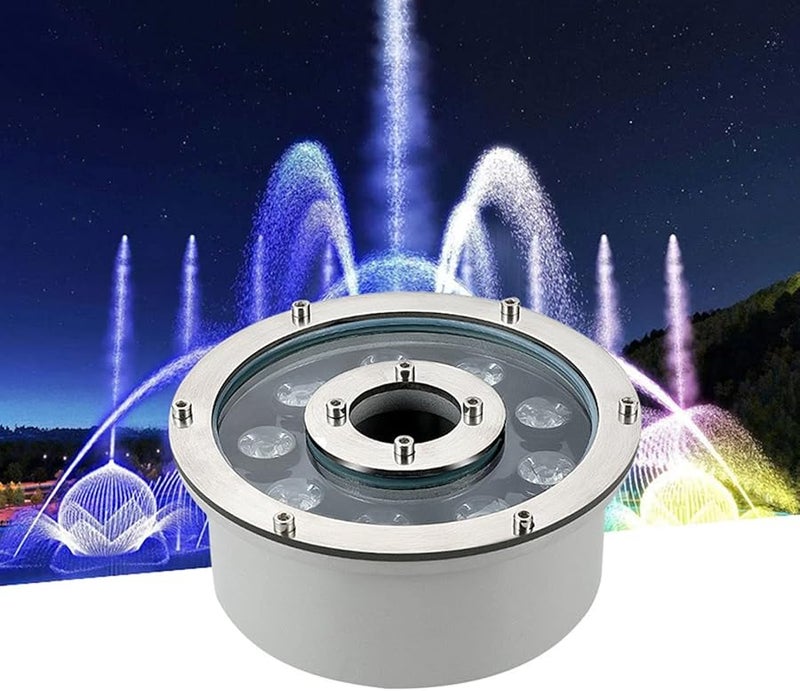 ضوء LED أرجواني 24 واط DC24V مقاوم للماء IP68 مغمور بالكامل لبركة النافورة والحديقة - Image 2