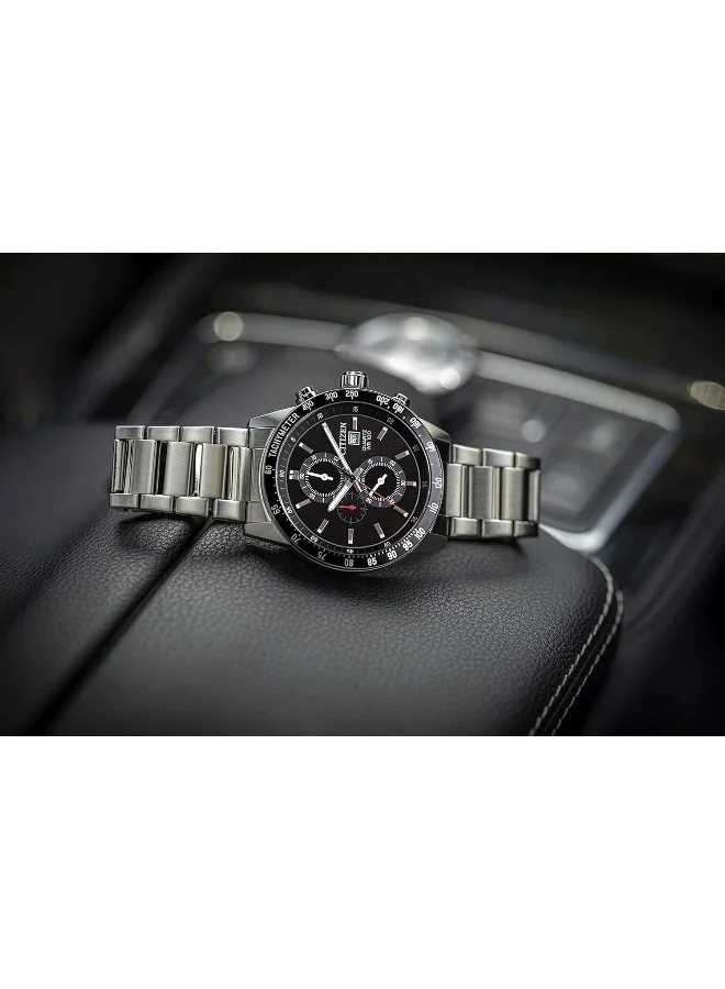 CITIZEN Men's Stainless Steel Quartz Chronograph Watch AN3600-59E - 44 mm