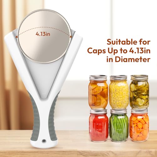 ReneeChef Jar Opener for Seniors, Ideal Bottle Opener, Easy Grip Jar Opener & Under Cabinet Car Opener Effortless to Unscrew Any-Sized Lid, Essential Kitchen Gadgets for Weak Hands or Arthritis - Image 5