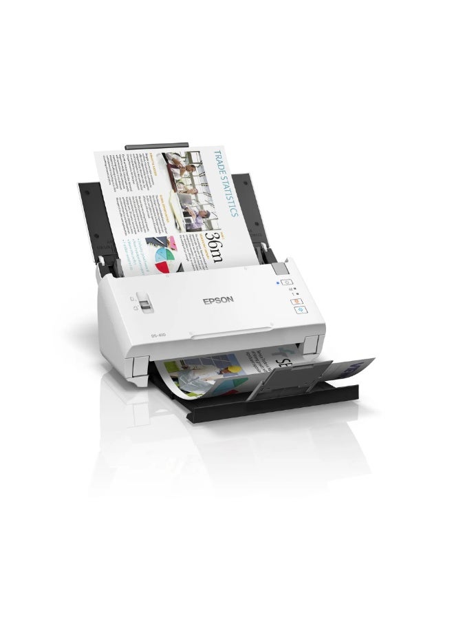 EPSON Workforce DS-410 Document Scanner White & Black - Image 2