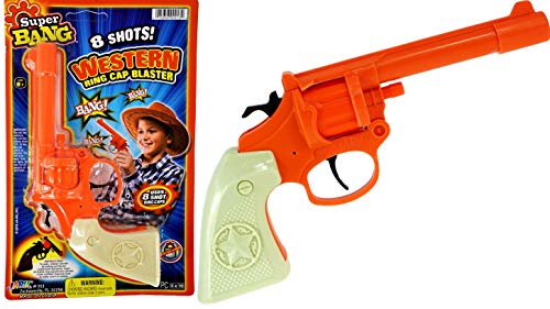 JA-RU Cap Gun Western Wild West Super Bang (1 Unit) Action Bang Party Favors Supplies for Kids.913-1A - Image 1