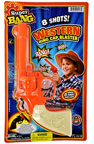 JA-RU Cap Gun Western Wild West Super Bang (1 Unit) Action Bang Party Favors Supplies for Kids.913-1A - Image 2