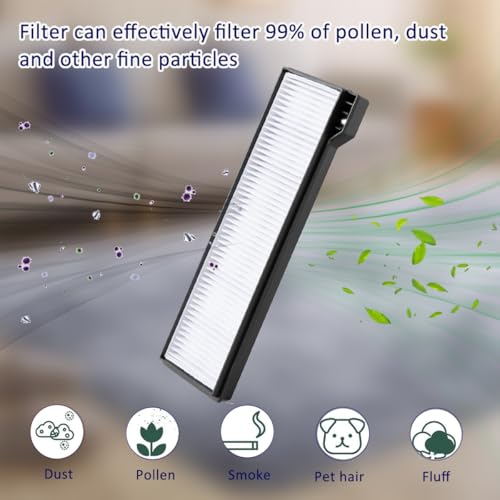JoyBros Omni S1 Pro Replacement Parts Accessories for Eufy Omni S1/S1 Pro Robot Vacuum: Main Brush X1, Side Brush X6, Washable Filter X4, Dust Bag X4, Rolling Mop X3 17-Pack - Image 5