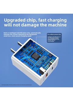 Generic 3C Certified 20W Fast Charging PD USB Multi-interface Charging Head For Apple Huawei Xiaomi Mobile Phone Charger-Color:10W PD + USB ]  - Image 5