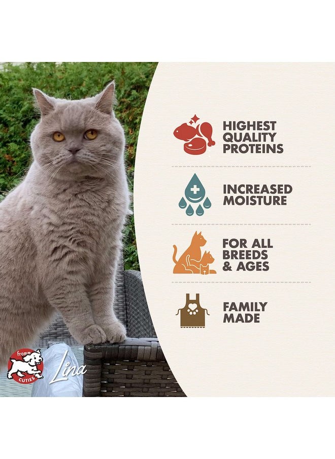 Fromm Fromm Four-Star Nutritionals Chicken, Duck, & Salmon Pate Cat Food - Premium Wet Cat Food - Chicken Recipe - Case of (12) 5.5 oz Cans  - Image 2