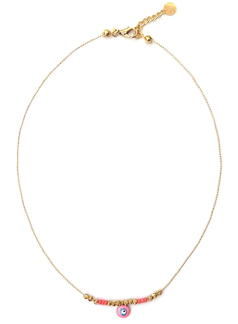 Alwan Gold Plated Evil Eye Necklace - Image 2