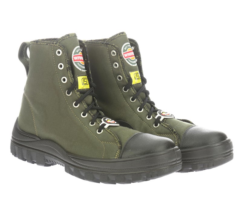 Liberty Warrior Anti Spike Jungle Boot for Men, Thermoplastic Toe Cap, Commando Army Shoes for Mens, Water Repellent, Military Boot for Men, Olive Green Size - 9UK - Image 1