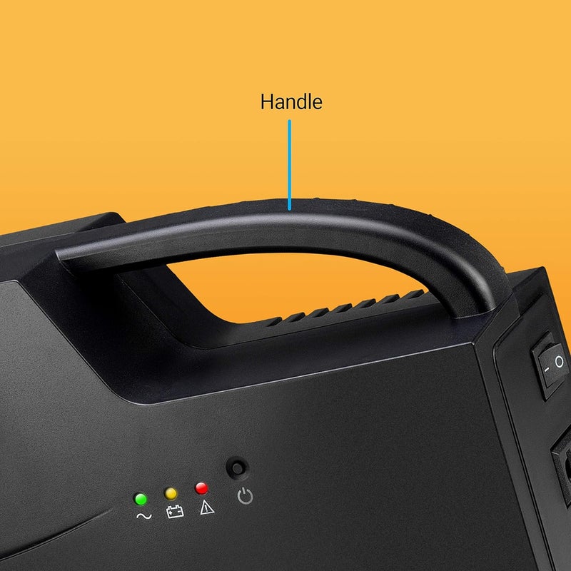 ZEBRONICS UPS CFL زيب-CU5013 مع حامل لمبة CFL، مؤشر الحمل الزائد، يعتمد على المتحكم الدقيق، مقبس DC ذو 2 دبوس، حماية من الدائرة القصيرة، مؤشر الحمل الزائد - Image 5