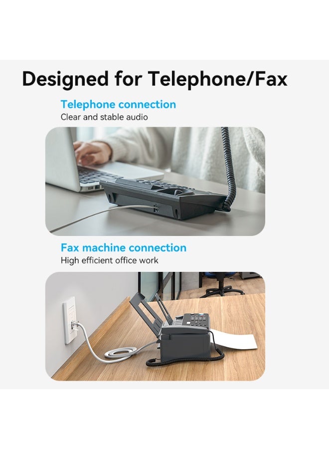 VENTION 6P4C Telephone Modular Plug 100Pcs/Pack Model# IDKR0-100 - Image 3