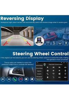 RAYMOS Android Car Stereo For TOYOTA YARIS 2014 2015 2016 4GB RAM Support Apple Carplay Android Auto Wireless QLED Touch Screen DSP WiFi Multiplayer Support SIM Card AHD Camera Included Bluetooth USB Video  - Image 5