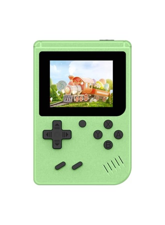 AQHH Retro Gaming Console, 3.0 inch IPS Screen Mini Retro Console, Preloaded 400 Video Games, Portable Handheld Game Console (Green) - Image 1