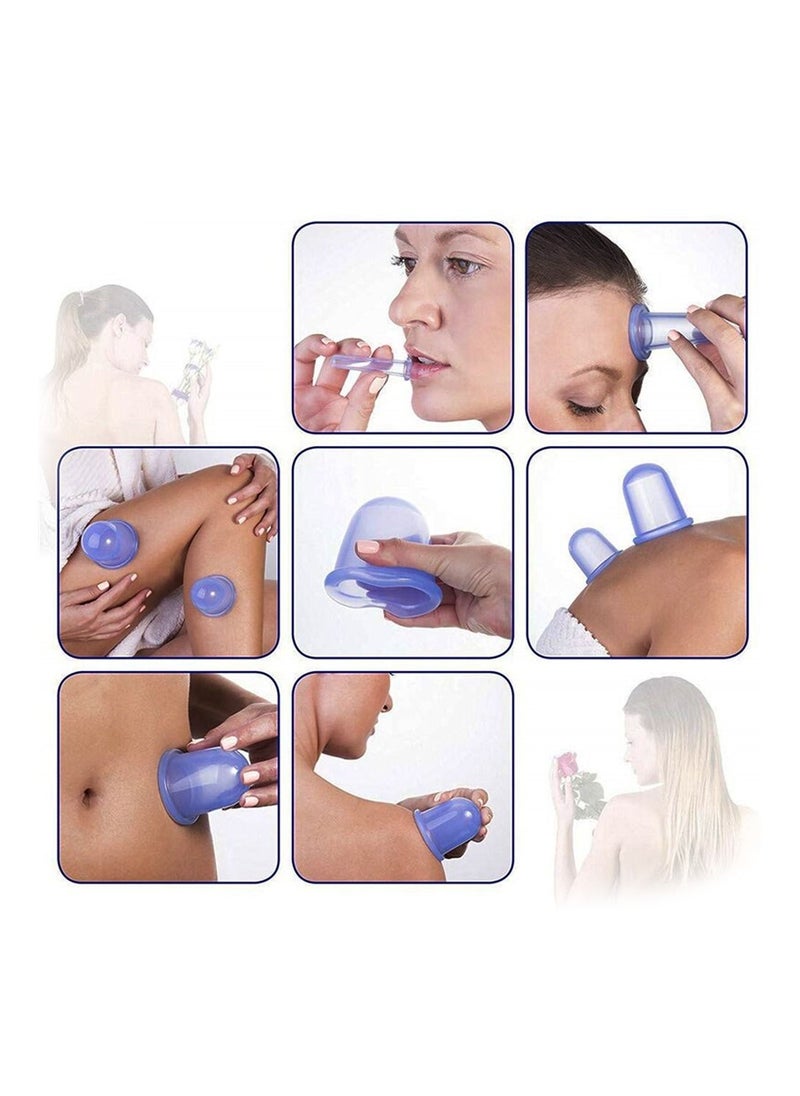 AIWANTO 5pcs Anti Cellulite Cup With Cellulite Remover Massager Silicone Cupping Set Facial Cupping Set Silicone  - Image 3