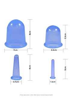 AIWANTO 5pcs Anti Cellulite Cup With Cellulite Remover Massager Silicone Cupping Set Facial Cupping Set Silicone  - Image 2