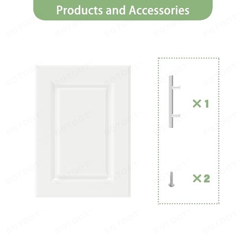 BOTOOT Built-in Cabinet Doors - Cabinet Replacement Doors for Kitchen, Living Room, Bedroom, Bathroom - 22.5 Inch High (White, 16.25 Inch Wide) - Image 5