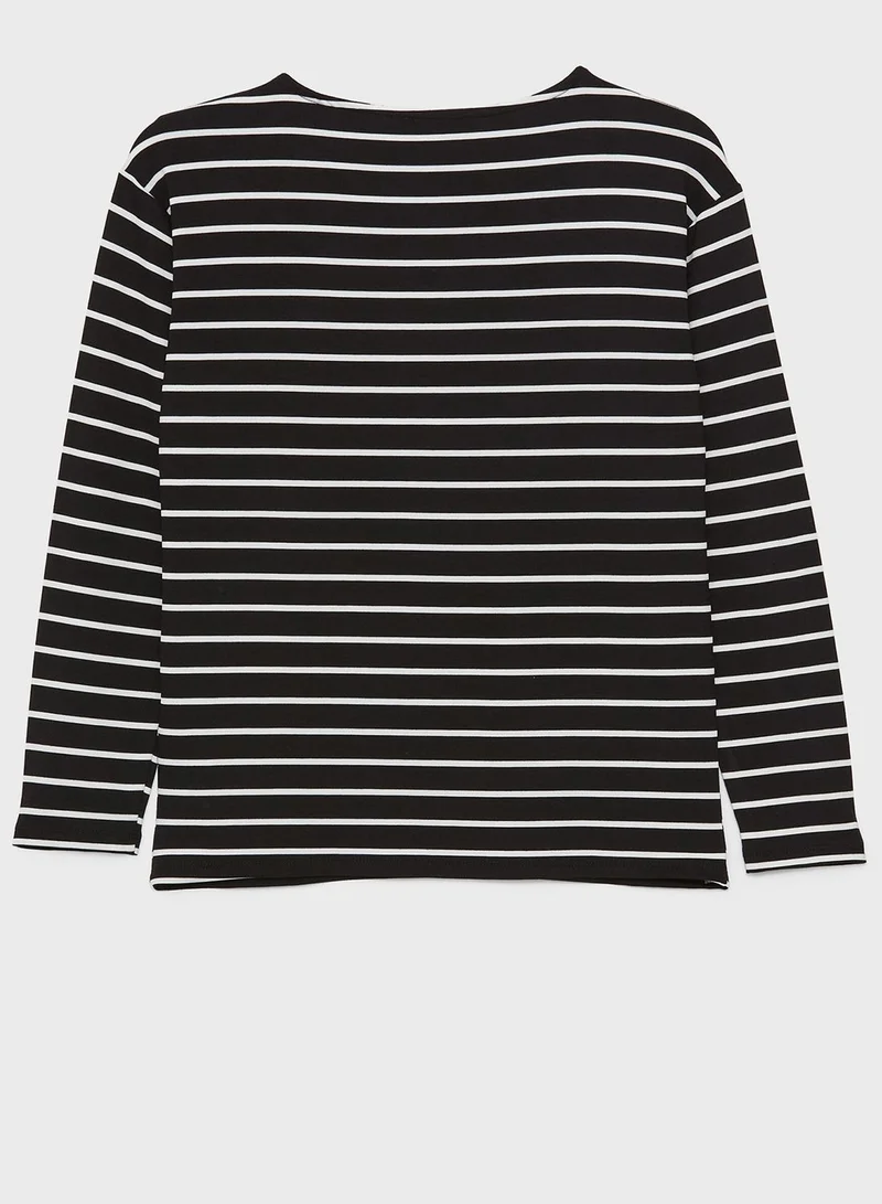 LC WAIKIKI Striped Crew Neck T-Shirt