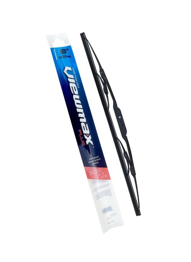 Viewmax Car Wiper Blades, Powerful Performance Conventional Windshield Wiper Blades - VIEW MAX -2 Pcs (18" 450mm)  - Image 5