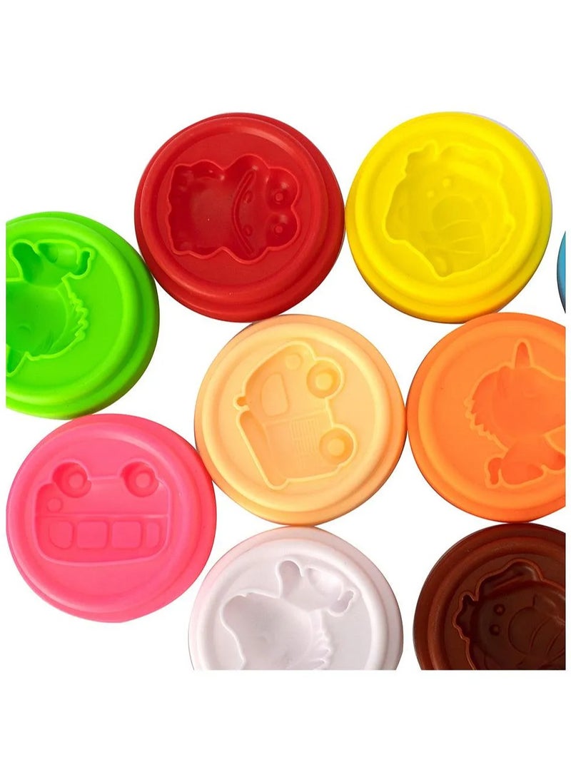 TOY GARDEN Happy Color Mud Magic Dough Set for Kids – 10 Pcs – Enhances Creativity & Color Perception – Safe & Non-Toxic – Fun & Educational  - Image 3