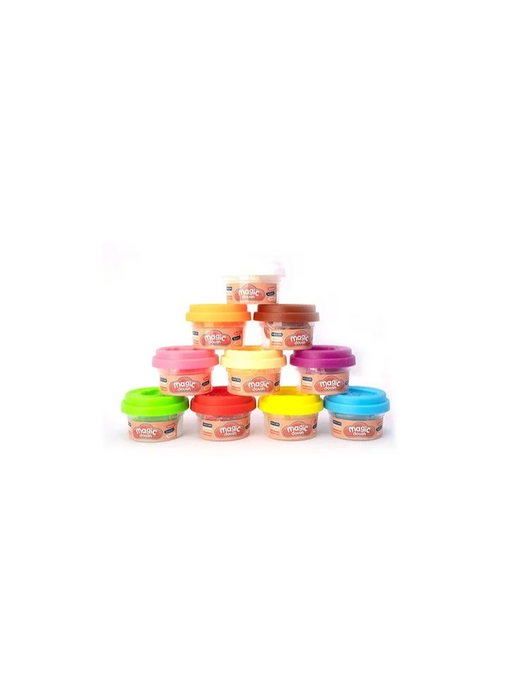 TOY GARDEN Happy Color Mud Magic Dough Set for Kids – 10 Pcs – Enhances Creativity & Color Perception – Safe & Non-Toxic – Fun & Educational  - Image 4
