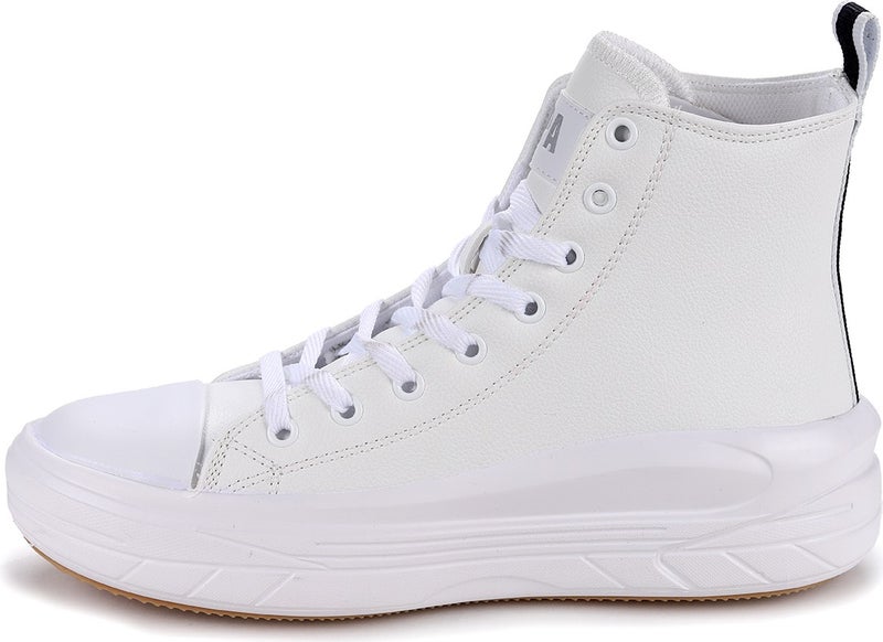 U.S. Polo Assn. BASE. Polo Assn. Clementine Women's Casual Lace-Up Boots White - Image 5