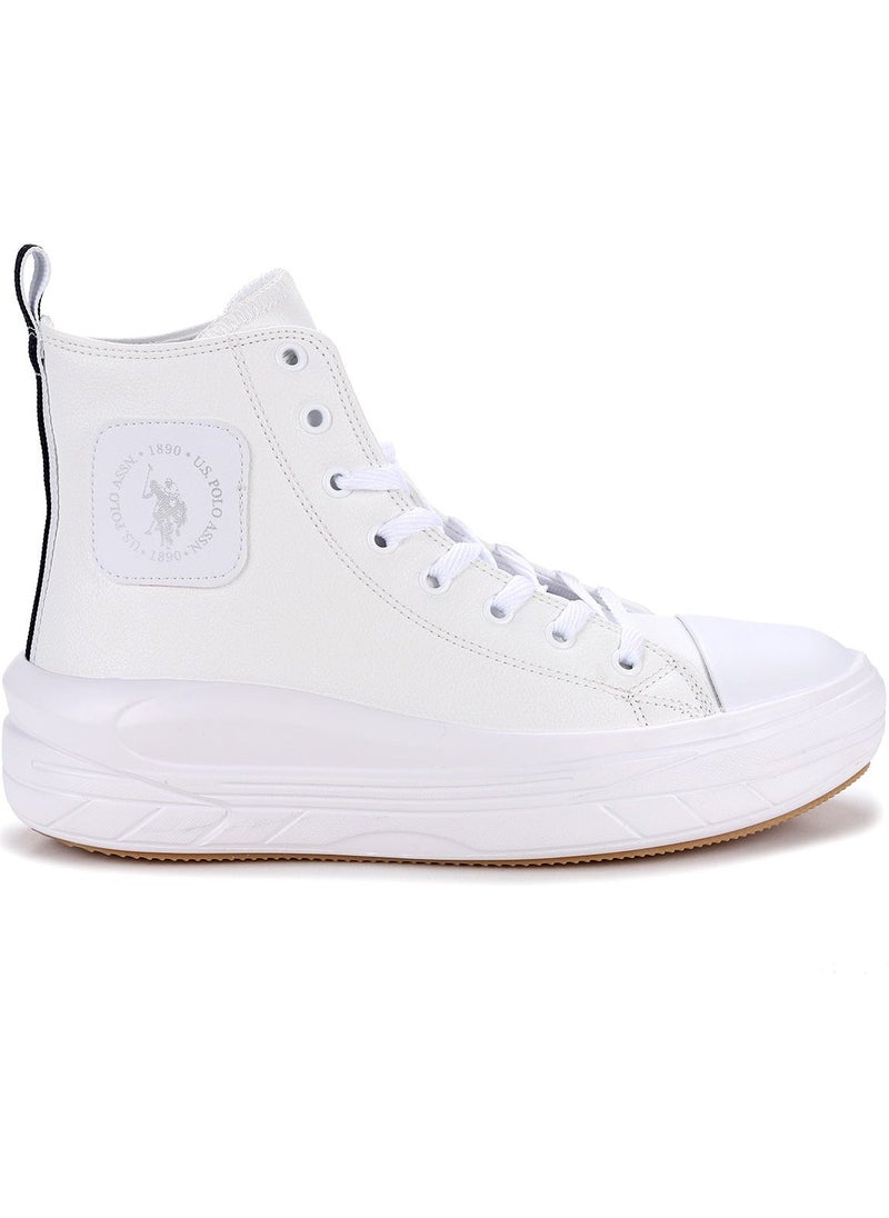 U.S. Polo Assn. BASE. Polo Assn. Clementine Women's Casual Lace-Up Boots White - Image 1