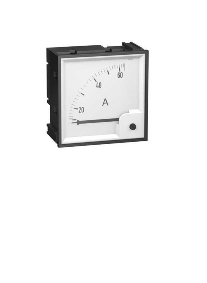 DC Analogue Panel Ammeter 48x48 - Direct Type - ERC48AD  - Image 3