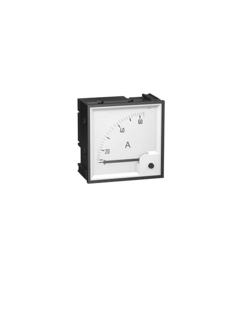 DC Analogue Panel Ammeter 48x48 - Direct Type - ERC48AD  - Image 1