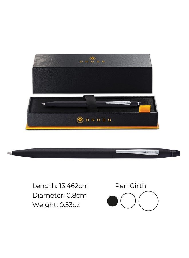 Cross Click Classic Ballpoint Pen in Gift Box (Classic Black) - Image 3