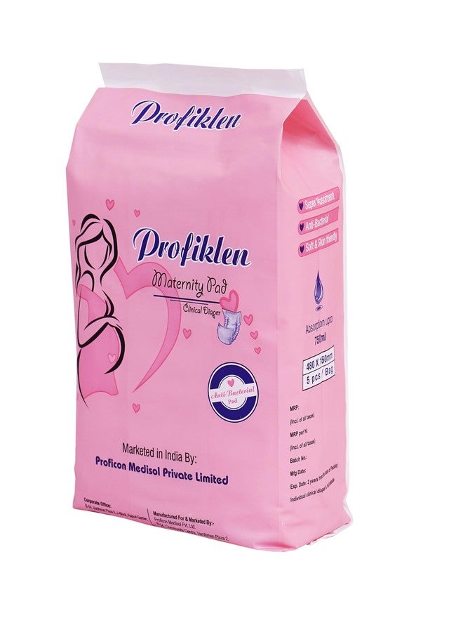 Profiklen Maternity Pad (XXL) - 5/pack (Pack of 1) - Image 3
