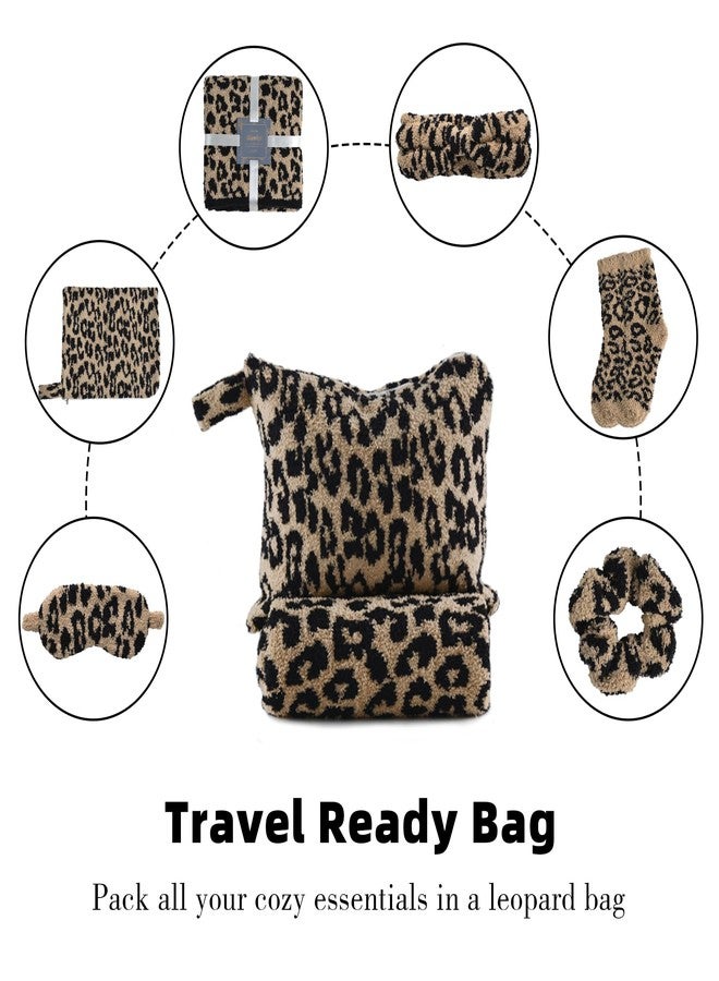 JOOJA Care Package Get Well Soon Gift Baskets Self Care Gifts for Women Birthday Gift Basket for Her, Birthday Box Leopard Print Gifts for Women Mom Wife Daughter Sister Friends Leopard Brown - Image 3