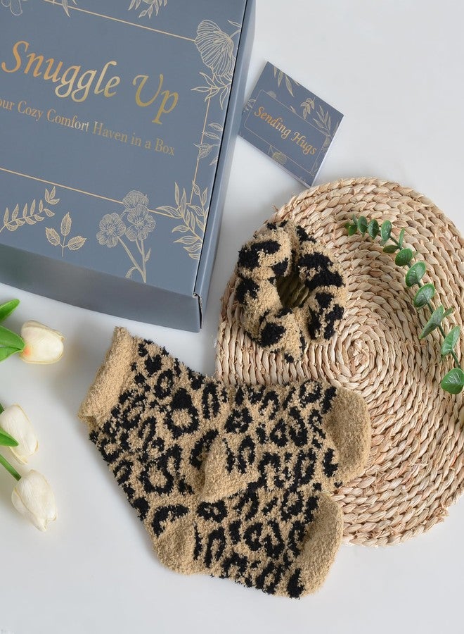 JOOJA Care Package Get Well Soon Gift Baskets Self Care Gifts for Women Birthday Gift Basket for Her, Birthday Box Leopard Print Gifts for Women Mom Wife Daughter Sister Friends Leopard Brown - Image 5