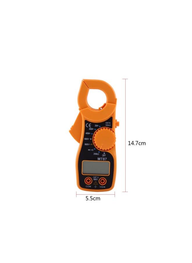 Generic - Digital Clamp Multimeter, Digital Clamp Meter AC/DC Voltmeter with Voltage, AC Current, Amp, Volt, Ohm, Diode and Resistance Test Tester - Image 1
